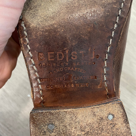 Bed Stu Bonnie Leather Cobbler Combat Boots Women's 9 - Picture 7 of 10